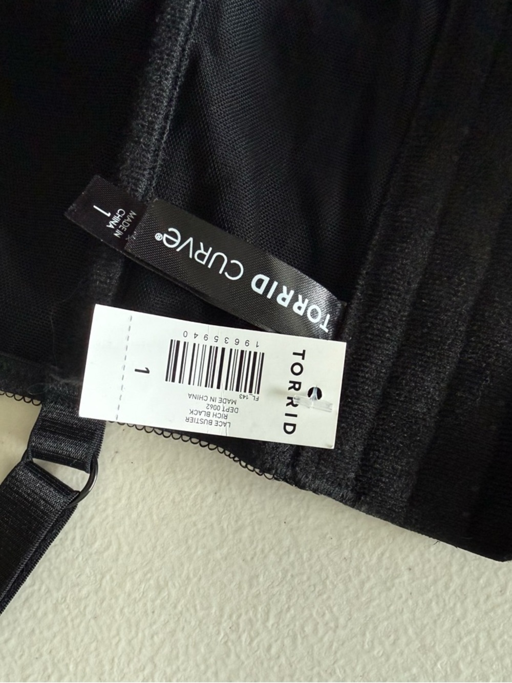 Torrid Black Lace Longline Bustier - Women Intimates - Picture 11 of 11